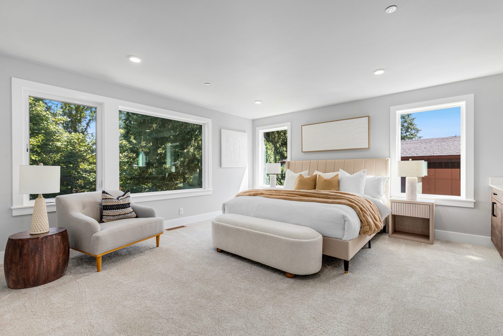 Luxury primary suite