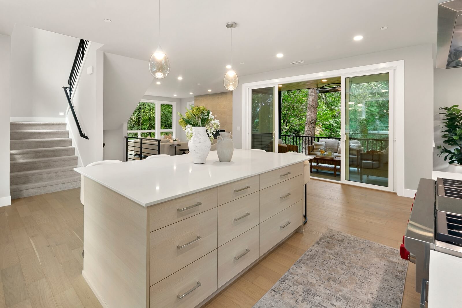 Oversized kitchen island