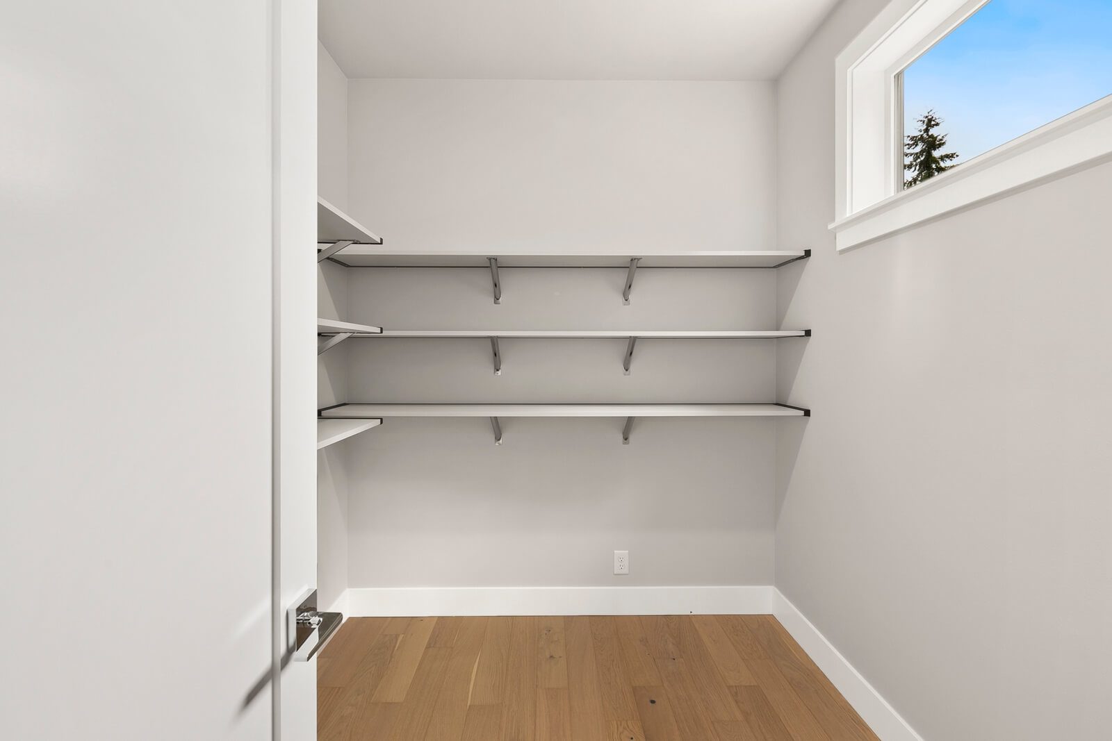 Generous walk-in pantry